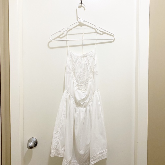 Forever 21 Cute Full Cotton Lace Dress White S - Picture 3 of 12